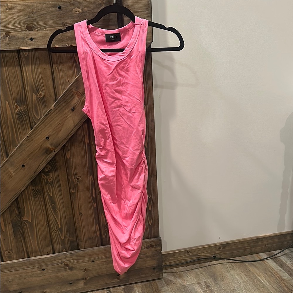 Vici Pink Sleeveless Dress